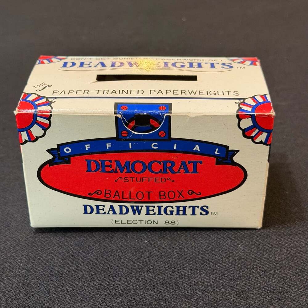 Terry Estvold Inc Deadweights Democrat Stuffed Ballot Box Donkey
